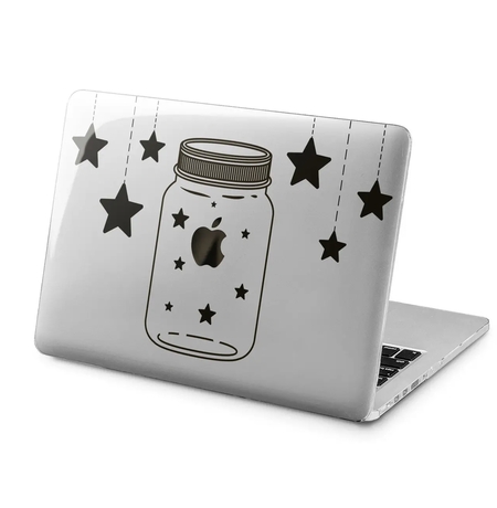 Чехол для Apple MacBook «Graphic jar, stars»