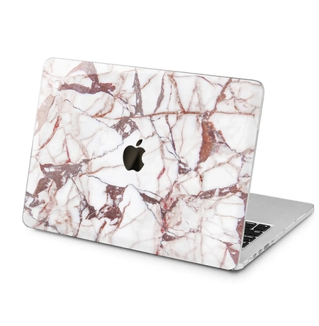 Чохол для Apple MacBook «Cracked red marble»