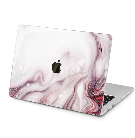 Чехол для Apple MacBook «Oil-based red paint»