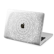Чехол для Apple MacBook «Boho, white mandala» купить в интернет-магазине Супер Пуперс