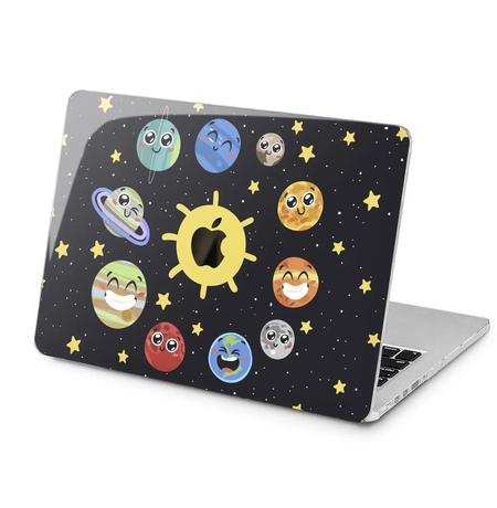 Чехол для Apple MacBook «A funny solar system»