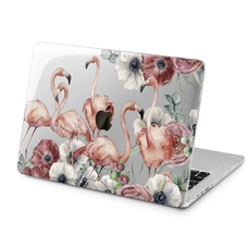 Чехол для Apple MacBook «Beautiful flowers, flamingos» купить в интернет-магазине Супер Пуперс