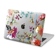 Чехол для Apple MacBook «Floral pattern, birds» купить в интернет-магазине Супер Пуперс