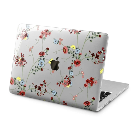Чохол для Apple MacBook «Red wildflowers»