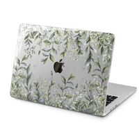 Чехол для Apple MacBook «Green leaf pattern»