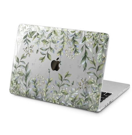 Чохол для Apple MacBook «Green leaf pattern»