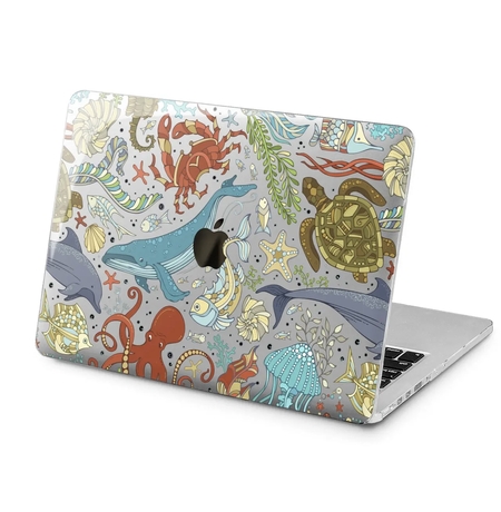 Чехол для Apple MacBook «Animals of the ocean»