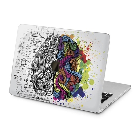 Чехол для Apple MacBook «Creative brain»