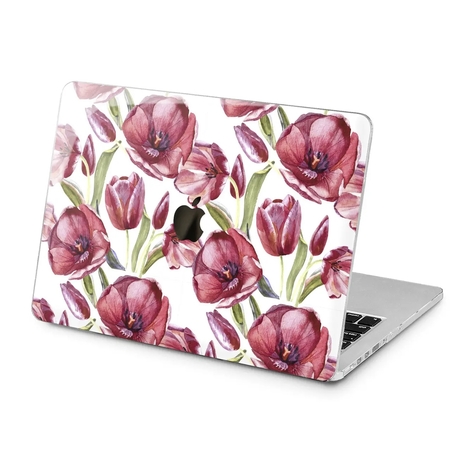 Чехол для Apple MacBook «Red tulips»