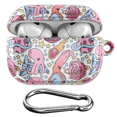 Чехол для Apple AirPods «Pink octopus» купить в интернет-магазине Супер Пуперс