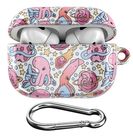 Чохол для Apple AirPods «Pink octopus»