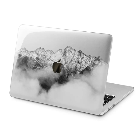 Чехол для Apple MacBook «Dark mountain»
