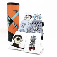Набір шкарпеток у тубусі «Rick and Morty tube» придбати в інтернет-магазині Супер Пуперс