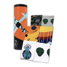 Набір шкарпеток у тубусі «Space tube» придбати в інтернет-магазині Супер Пуперс