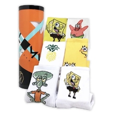 Набір шкарпеток у тубусі «Sponge Bob tube» придбати в інтернет-магазині Супер Пуперс