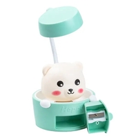 Настольная лампа «Cute pets», бирюзовая