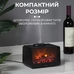 Зволожувач повітря з підсвічуванням «Fireplace», чорний