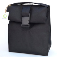 Термо сумочка для ланча Lunch bag, чёрная