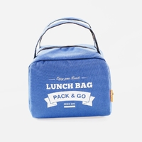 Термосумочка для ланчу "Lunch Bag (Zip)", синя
