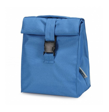 Термосумка для ланча Lunch bag на ремне, синяя