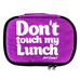 Термо сумочка для ланча «Don`t touch» мини, сиреневая