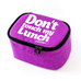 Термо сумочка для ланча «Don`t touch» мини, сиреневая
