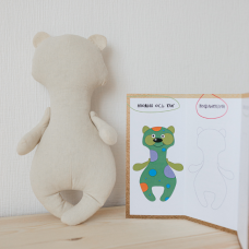 Іграшка-розмальовка «Ведмедик» придбати в інтернет-магазині Супер Пуперс