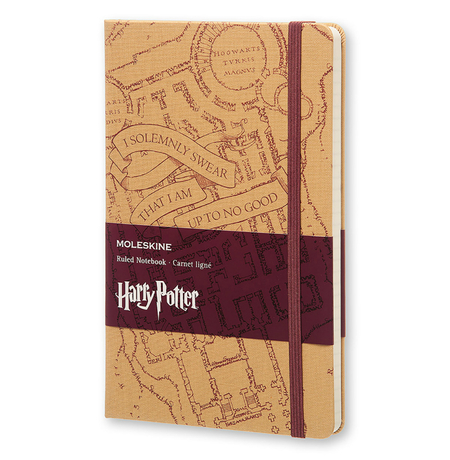 Moleskine Harry Potter «Карта мародеров» в линию (средний)