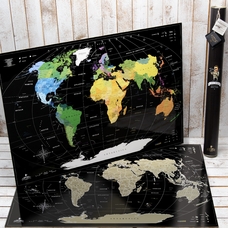 Скрет-карта мира «My map perfect world» купить в интернет-магазине Супер Пуперс