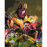 Картина по номерам «Герої Марвел»