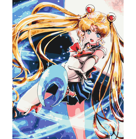 Картина по номерам «Sailor Moon»