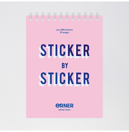 Стікербук «Sticker book», рожевий