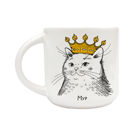 Чашка «Киця в короні»
