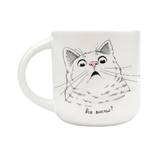 Чашка «Здивований кіт» придбати в інтернет-магазині Супер Пуперс