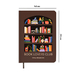 Читательский дневник «Book lovers club», коричневый