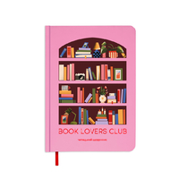 Читательский дневник «Book lovers club», розовый