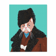 Картина за номерами «Кіт-Шевченко» придбати в інтернет-магазині Супер Пуперс