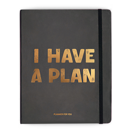 Планер «I have a plan», чёрный