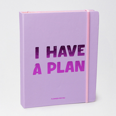 Планер «I have a plan» (eng), лавандовый купить в интернет-магазине Супер Пуперс
