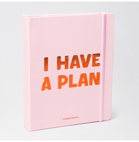 Планер «I have a plan» (eng), розовый