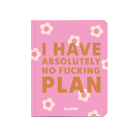 Планер «I have absolutely no plan» розовый