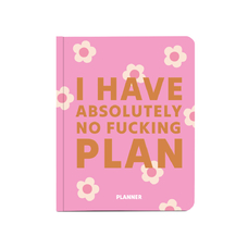 Планер «I have absolutely no plan» розовый купить в интернет-магазине Супер Пуперс