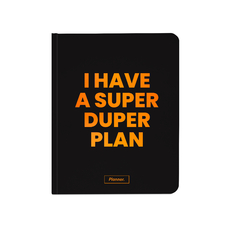 Планер «I have a super duper plan», чёрный купить в интернет-магазине Супер Пуперс