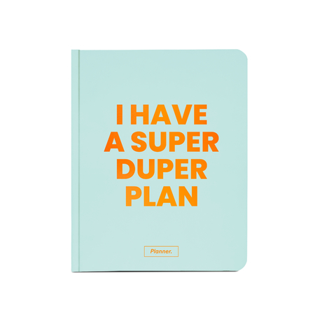 Планер «I have a super duper plan», бирюзовый