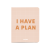 Планер «I have a plan» бежевый
