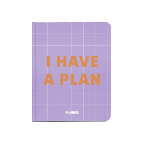 Планер «I have a plan» бузковий