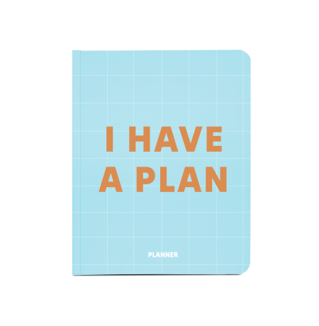 Планер «I have a plan» бирюзовый
