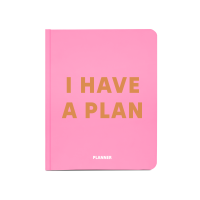 Планер «I have a plan» розовый