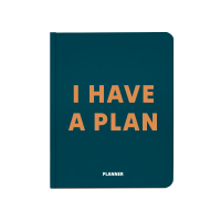 Планер «I have a plan» зелёный