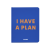 Планер «I have a plan» синій